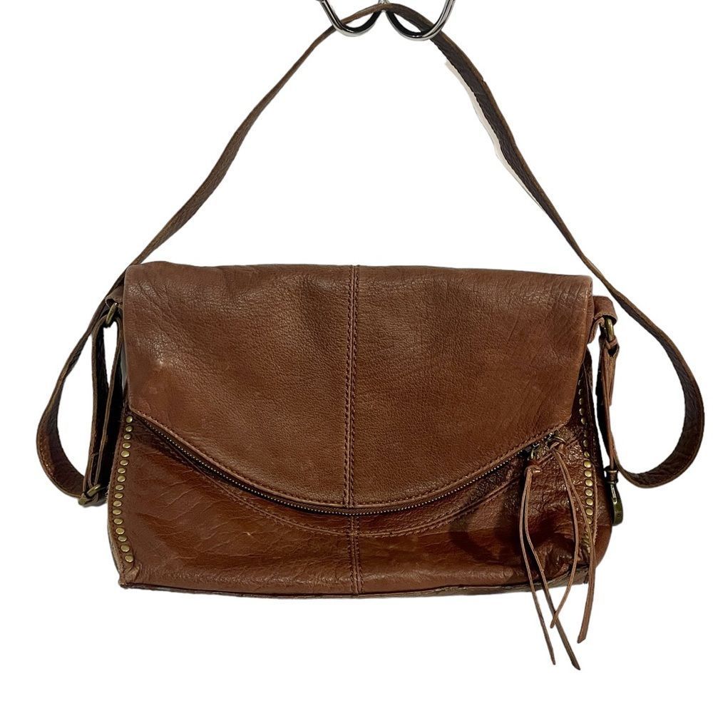 The Sak Silverlake Leather Brown Crossbody Purse
